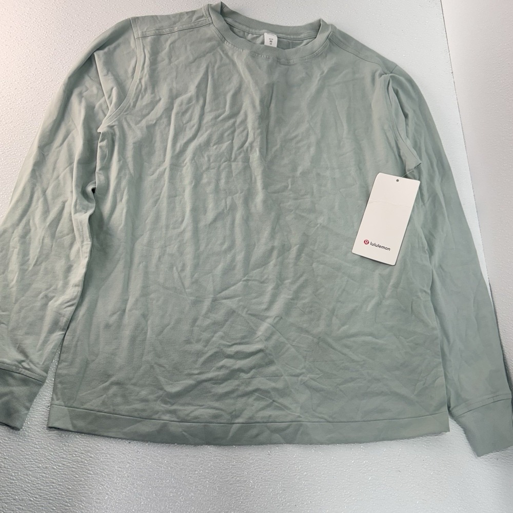 lululemon All Yours Organic Cotton Long Sleeve Size XS / PLCN Light Green